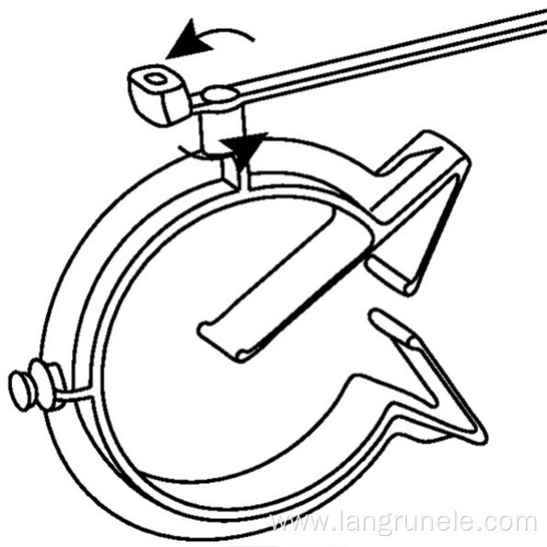 Automotive Plastic Cable Tie With Pipe Cilps